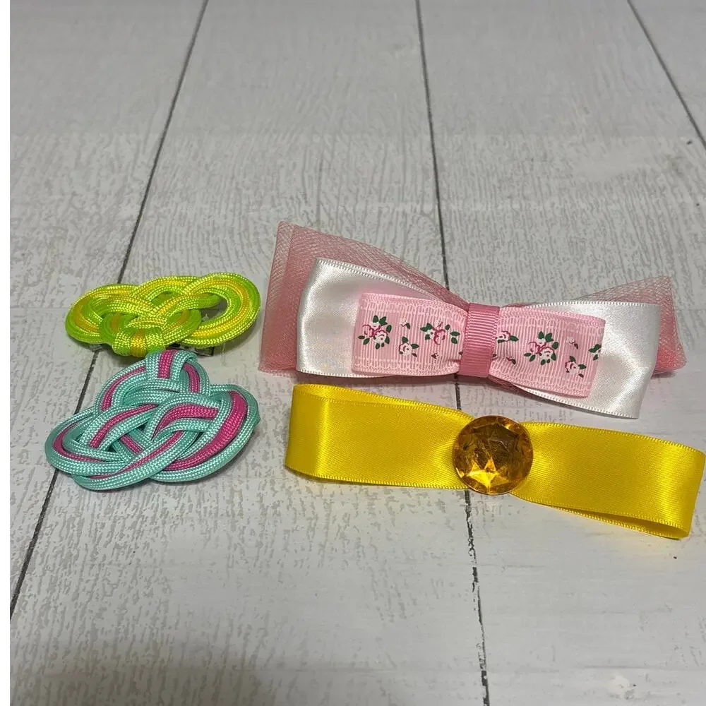 Girls 4 Piece Hair Accessory Gift Set Celtic Bows